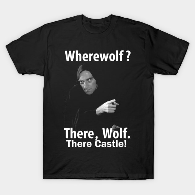 There Wolf There Castle T-Shirt by ビーズ